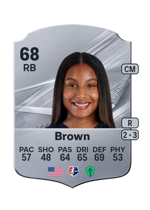 Brown - 68 - Rare EA FC 27 card