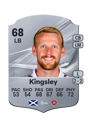 Kingsley - 68 - Rare EA FC 27 card
