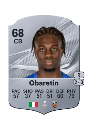 Obaretin - 68 - Rare EA FC 27 card