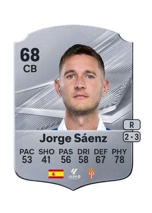 Jorge Sáenz - 68 - Rare EA FC 27 card