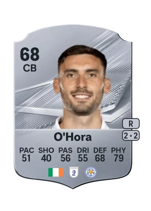 O'Hora - 68 - Rare EA FC 27 card