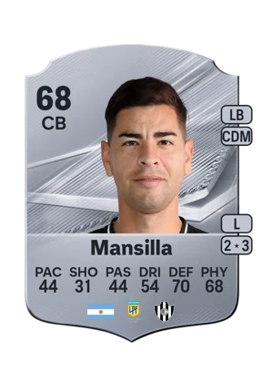 Mansilla - 68 - Rare EA FC 27 card