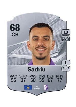 Sadriu - 68 - Rare EA FC 27 card