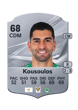 Kousoulos - 68 - Rare EA FC 27 card