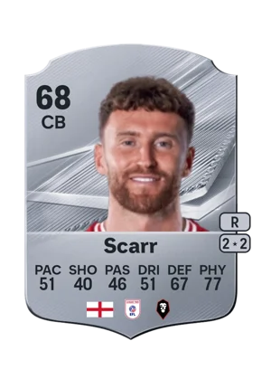 Scarr - 68 - Rare EA FC 27 card