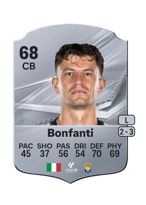Bonfanti - 68 - Rare EA FC 27 card