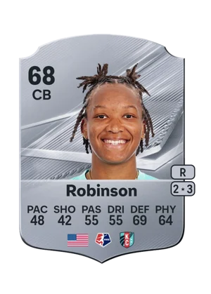 Robinson - 68 - Rare EA FC 27 card