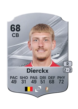 Dierckx - 68 - Rare EA FC 27 card