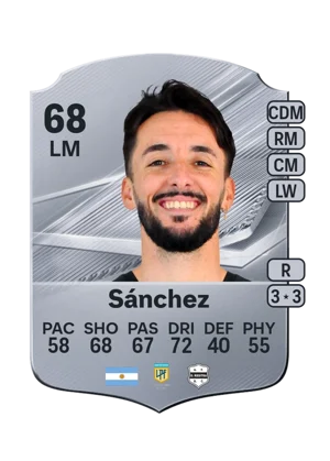 Sánchez - 68 - Rare EA FC 27 card