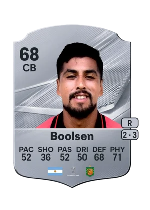 Boolsen - 68 - Rare EA FC 27 card
