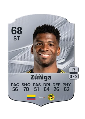 Zúñiga - 68 - Rare EA FC 27 card