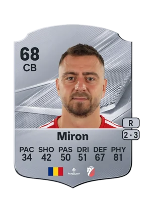 Miron - 68 - Rare EA FC 27 card
