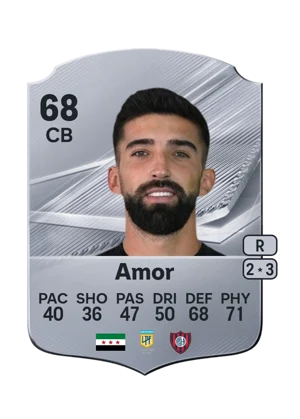 Amor - 68 - Rare EA FC 27 card
