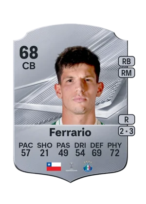 Ferrario - 68 - Rare EA FC 27 card