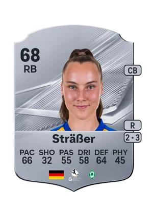 Sträßer - 68 - Rare EA FC 27 card