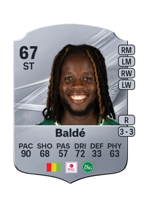 Baldé - 67 - Rare EA FC 27 card