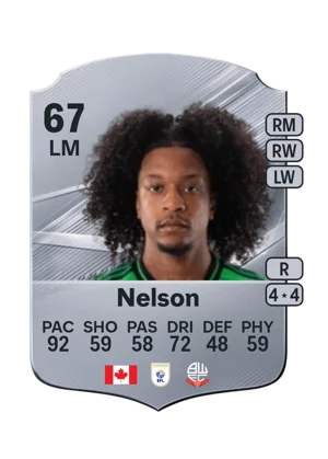 Nelson - 67 - Rare EA FC 27 card