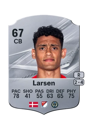Larsen - 67 - Rare EA FC 27 card