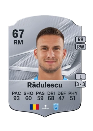 Rădulescu - 67 - Rare EA FC 27 card