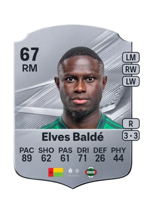 Elves Baldé - 67 - Rare EA FC 27 card