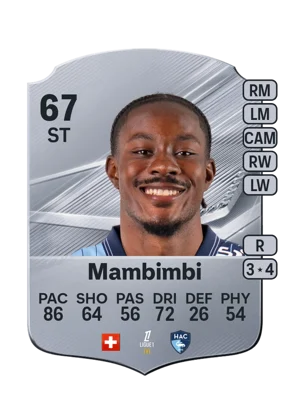 Mambimbi - 67 - Rare EA FC 27 card