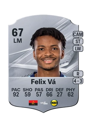 Felix Vá - 67 - Rare EA FC 27 card