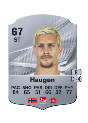 Haugen - 67 - Rare EA FC 27 card