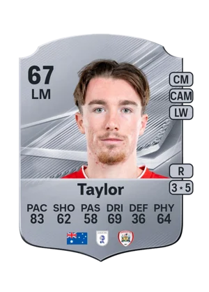 Taylor - 67 - Rare EA FC 27 card