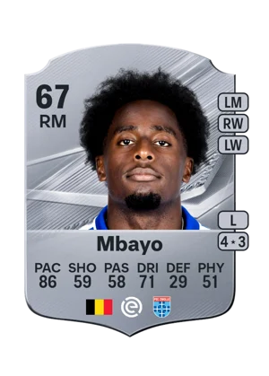 Mbayo - 67 - Rare EA FC 27 card
