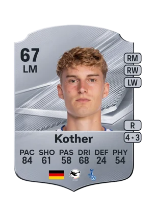 Kother - 67 - Rare EA FC 27 card