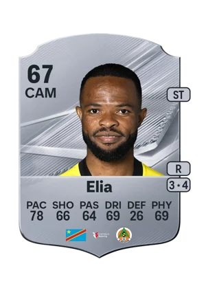 Elia - 67 - Rare EA FC 27 card