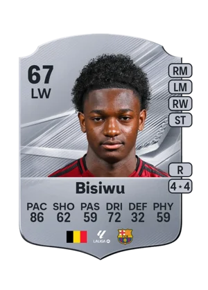 Bisiwu - 67 - Rare EA FC 27 card
