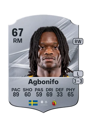 Agbonifo - 67 - Rare EA FC 27 card