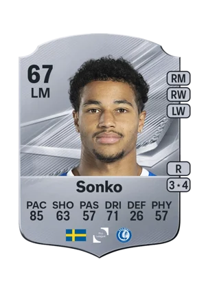 Sonko - 67 - Rare EA FC 27 card
