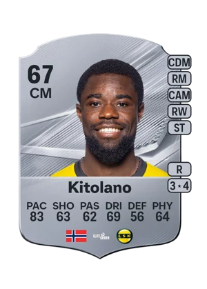 Kitolano - 67 - Rare EA FC 27 card