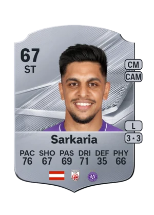 Sarkaria - 67 - Rare EA FC 27 card