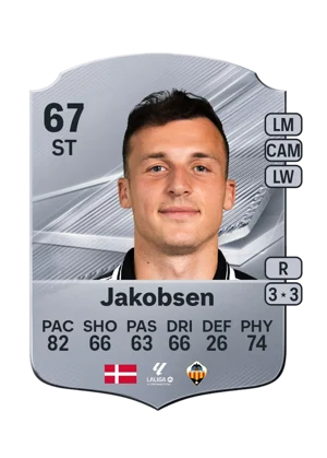 Jakobsen - 67 - Rare EA FC 27 card