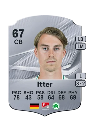 Itter - 67 - Rare EA FC 27 card