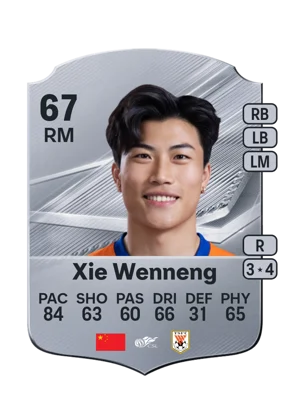 Xie Wenneng - 67 - Rare EA FC 27 card