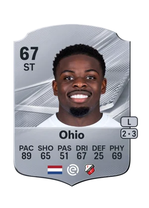 Ohio - 67 - Rare EA FC 27 card