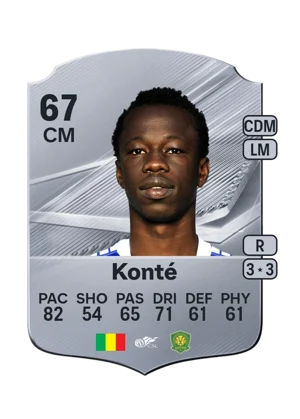Konté - 67 - Rare EA FC 27 card