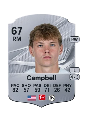 Campbell - 67 - Rare EA FC 27 card