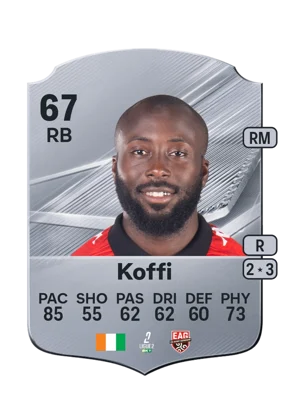 Koffi - 67 - Rare EA FC 27 card