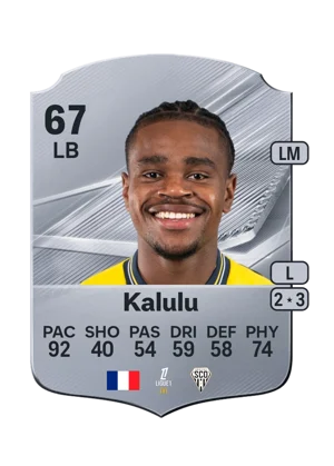 Kalulu - 67 - Rare EA FC 27 card
