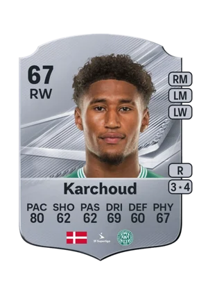 Karchoud - 67 - Rare EA FC 27 card