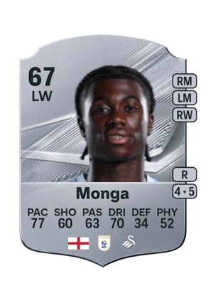 Monga - 67 - Rare EA FC 27 card