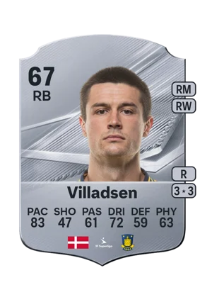 Villadsen - 67 - Rare EA FC 27 card