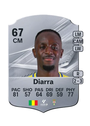 Diarra - 67 - Rare EA FC 27 card
