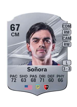Soñora - 67 - Rare EA FC 27 card