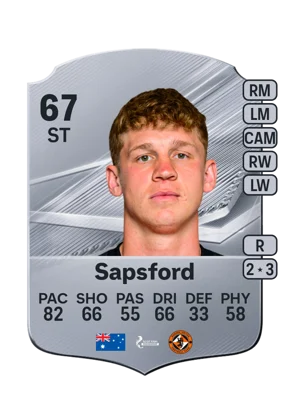 Sapsford - 67 - Rare EA FC 27 card